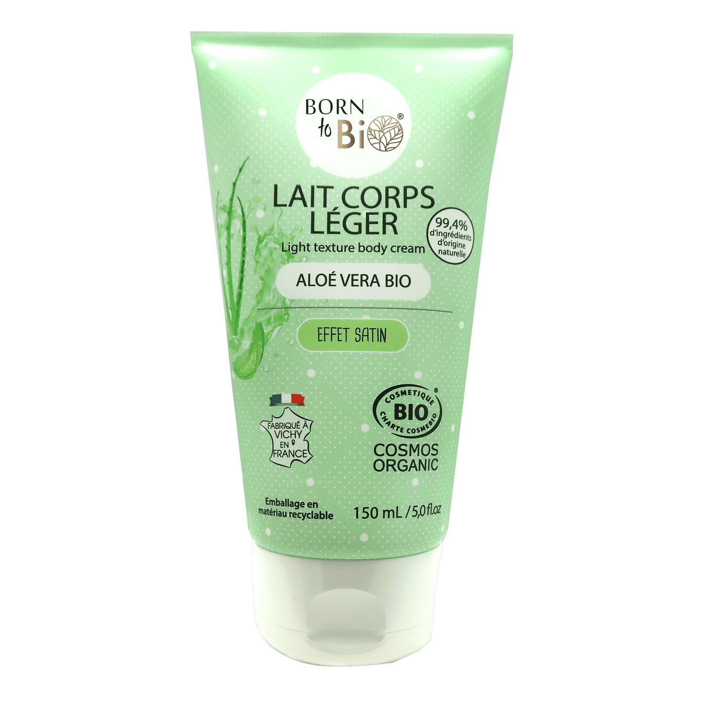 Aloe Vera Light Body Milk - Certified Organic