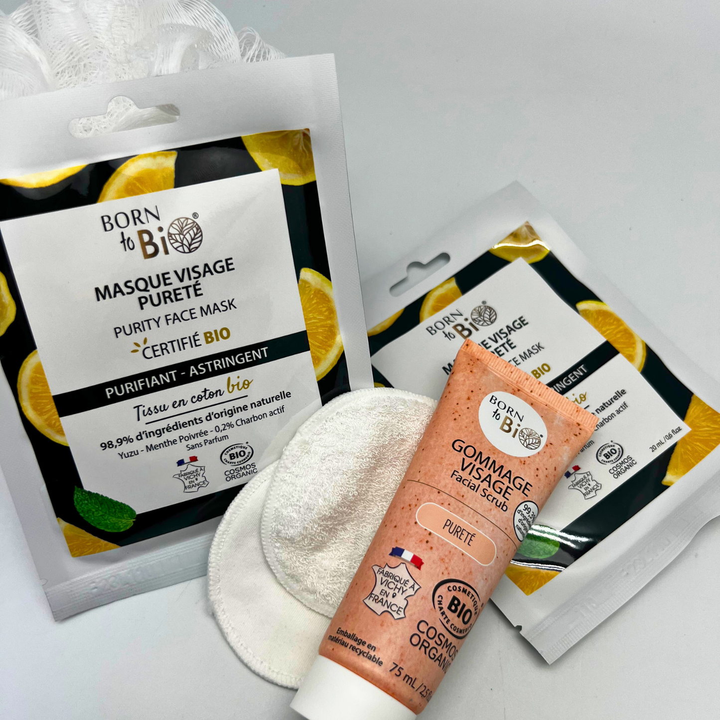 Purity cotton face mask - Certified Organic