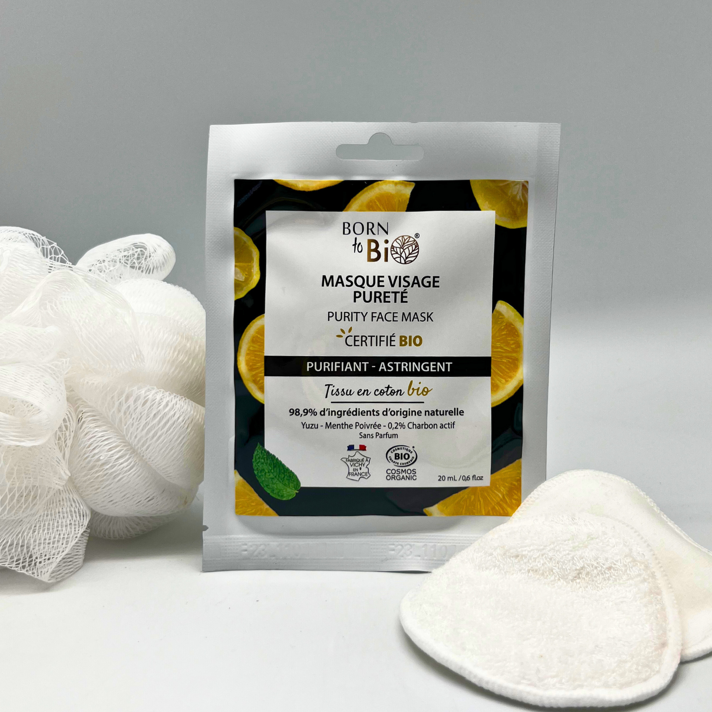 Purity cotton face mask - Certified Organic