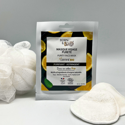 Purity cotton face mask - Certified Organic